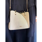 borsa da donna blu navy e rosa con ciondolo a forma di cuore – elegante borsa a tracolla e tote in similpelle per l'uso quotidiano