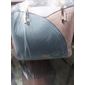 borsa da donna blu navy e rosa con ciondolo a forma di cuore – elegante borsa a tracolla e tote in similpelle per l'uso quotidiano