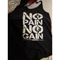 Hombre Graphic Letra Camiseta sin mangas Top Camisetas Interiores Camisetas sin mangas con espalda cruzada Sin Mangas Camiseta Escote en U Camisa Moda Músculo Ejercicio Vacaciones Deporte Diario