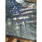 4 iulie 2026 250 de ani de Ziua Memorială Tricou cu gât rotund cu mâneci lungi pentru bărbați Patriot patriotic grafic imprimeu 3D Steag American Steag Național Veteran