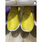 Femmes Basket Slip-Ons Chaussures Blanches Grande Taille Chaussures Flyknit Extérieur Quotidien Talon plat Bout Rond Sportif Occasionnel Minimalisme Course Tissage Volant Mocassin Bleu Ciel Noir