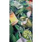 Voor heren Drinken Overhemd Hawaiiaans overhemd Aloha-shirt Korte mouw Overhemd Strijkijzer Tropisch Modieus Hawaii Casual Hawaii Feestdagen Lichtgeel Geel Lichtgroen S M L
