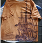 Herren Übergröße T Shirt Groß und hoch Graphic Rundhalsausschnitt Bedruckt Kurzarm Frühling Sommer Vintage Strassenmode Komfortabel Casual Sport Oberteile