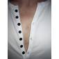 Per uomo Camicia Camicia con colletto alla coreana Camicia popover Camicia Estiva Abbigliamento da spiaggia Camicia casual Nero Bianco Vino Caffè Grigio Manica Corta Semplice Colletto Vacanza