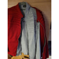Per uomo Giacca di transizione Giacca Casual Giacca Camicia Cardigan Abbigliamento quotidiano Autunno blu navy Rosso bordeaux Nero Grigio chiaro Piumino