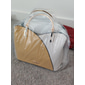 dames marineblauwe en roze handtas met hartvormige kwastbedel – elegante imitatieleren crossbody en tote bag voor dagelijks gebruik