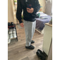Hombre Pantalones de Deporte Pantalones de lana Persona que practica jogging Pantalones Pantalones deportivos de pierna recta Cintura elástica Holgado Pierna recta Color sólido Plano Cómodo