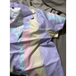 Homme Chemise Chemise d'été Chemise à col cubain Chemise Boutonnée Chemise à col camp Violet Arc-en-ciel Manche Courte Impressions Graphiques Col Rabattu Rue Occasionnel Boutonné Vêtement Tenue Coton