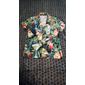 Voor heren Drinken Overhemd Hawaiiaans overhemd Aloha-shirt Korte mouw Overhemd Strijkijzer Tropisch Modieus Hawaii Casual Hawaii Feestdagen Lichtgeel Geel Lichtgroen S M L