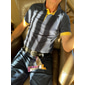 Homme POLO Tee Shirt Golf Extérieur Casual Col polo Classique Manche Courte basique Classique Couleur unie Bouton devant Bouton bas Eté Standard Vert pomme Bleu Clair Noir / Rouge Noir Blanche Jaune