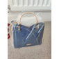 dames marineblauwe en roze handtas met hartvormige kwastbedel – elegante imitatieleren crossbody en tote bag voor dagelijks gebruik
