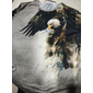 4 de julio de 2026 250° Día de los Caídos camiseta de manga larga de cuello redondo gráfica patriótica vintage desgastada impresión 3D bandera americana bandera nacional veterano camiseta de manga