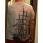 Herren Übergröße T Shirt Groß und hoch Graphic Rundhalsausschnitt Bedruckt Kurzarm Frühling Sommer Vintage Strassenmode Komfortabel Casual Sport Oberteile