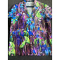 Per uomo Pappagallo Camicia Camicia hawaiana Camicia da campo Manica corta Camicia Collo ripiegabile Hawaiano Originale Informale Esterno Strada Informale Giallo Verde chiaro Rosa Stampa 3D S M L