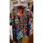 Homme Coloré Champignon Extraterrestre Chemise Chemise hawaïenne Chemise Aloha Manche Courte Chemise Col Rabattu Tropical Mode Hawaïen Occasionnel Plage Hawaïen Bleu Rouge Violet S M L