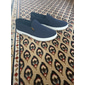 scarpe slip-on da uomo in tela blu navy – mocassini casual leggeri con suola bianca per camminare, viaggiare e indossare ogni giorno