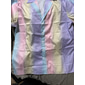 Homme Chemise Chemise d'été Chemise à col cubain Chemise Boutonnée Chemise à col camp Violet Arc-en-ciel Manche Courte Impressions Graphiques Col Rabattu Rue Occasionnel Boutonné Vêtement Tenue Coton