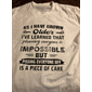 Men's Funny Graphic Tee: 'Grown Older, Pissing Everyone Off is a Piece of Cake' Sarcastic Aging Humor T-Shirt