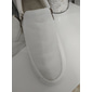 Femme Basket chaussures blanches Chaussures blanches Grandes Tailles Baskets à enfiler Extérieur du quotidien Couleur unie Talon Plat Bout rond basique Décontractées Minimalisme Marche Maille
