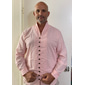 Per uomo Camicia Camicia di lino Camicia Estiva Camicia casual Camicia con Bottoni Semplice Vacanza Crociera Nero Bianco Rosa Blu Manica Lunga Colletto alla coreana Estate Primavera & Autunno