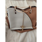 borsa da donna blu navy e rosa con ciondolo a forma di cuore – elegante borsa a tracolla e tote in similpelle per l'uso quotidiano