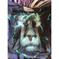 Herr Grafisk Djur Lejon T-shirt T-shirts Roliga T-shirts Kortärmad T-shirt 3D-tryck Rund hals Skjorta Streetwear drivna Casual Dagligen Helgdag Svart Rubinrött Blå Sommar Kläder Plusstorlekar S M L