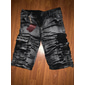 Herren Cargo-Shorts Shorts mit Camouflage-Muster Wander-Shorts Mehrere Taschen Einfach Tarnung Knielang Streetwear Schwarz Armeegrün Mikroelastisch