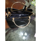 dames marineblauwe en roze handtas met hartvormige kwastbedel – elegante imitatieleren crossbody en tote bag voor dagelijks gebruik