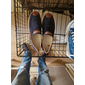 męskie półbuty typu slip-on – oddychające płócienne mokasyny z antypoślizgową podeszwą do codziennego chodzenia i podróżowania