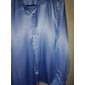 Herren Oberhemd Hemd Stretch Solide / einfarbig Hochzeit Arbeit Schwarz Weiß Rosa Marineblau Langarm Umlegekragen Frühling & Herbst Bekleidung Sexy