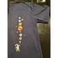 Mens Graphic T-Shirt Astronaut Planets Space Cosmos Short Sleeve
