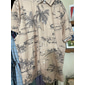 Homme Cocotier Graffiti Plantes Tropicales Chemise Chemise hawaïenne Chemise Aloha Manche Courte Chemise Col Rabattu Mode Designer Occasionnel Occasionnel Extérieur Rue Blanche Jaune Vert Claire
