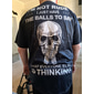 Herr Grafisk Dödskalle T-shirt halloween skjorta Kortärmad T-shirt 3D-tryck Rund hals Skjorta Mode Grundläggande Klassisk Gata Ledigt Dagligen Svart Sommar Kläder S M L XL 2XL 3XL 4XL