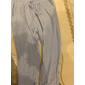 Voor heren Linnen broek Broek Strandbroeken Trekkoord Zak Elastische tailleband Effen Comfort Ademend Dagelijks Stijlvol Hiphop Lichtkaki Zwart Micro-elastisch