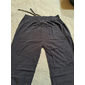 Voor heren Linnen broek Broek Strandbroeken Trekkoord Zak Elastische tailleband Effen Comfort Ademend Dagelijks Stijlvol Hiphop Lichtkaki Zwart Micro-elastisch