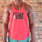 Hombre Letra Camiseta sin mangas Top Camisetas Interiores Camisetas sin mangas con espalda cruzada Sin Mangas Camiseta Escote en U Camisa Moda Músculo Ejercicio Vacaciones Deporte Diario Blanco