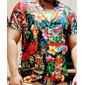 Per uomo Pappagallo Camicia Camicia hawaiana Camicia da campo Manica corta Camicia Collo ripiegabile Hawaiano Originale Informale Esterno Strada Informale Giallo Verde chiaro Rosa Stampa 3D S M L