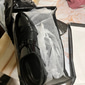 Mocassins habillés en similicuir verni pour hommes – chaussures à enfiler formelles avec des accents en maille et une boucle en métal élégante pour les mariages et les affaires