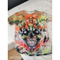 Camiseta gráfica de hombre calaveras impresión de calaveras camiseta retro camiseta de manga corta camiseta de impresión 3D camiseta de cuello redondo diseñador vintage estilo retro calle diaria