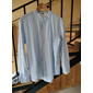 Homme Chemise Chemise à col officier Chemisette Chemise d'été Tenues de plage Chemise décontractée Chemise boutonnée Couleur unie Vacances Curise Noir Blanche Rose Claire Bleu manche longue Col