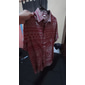 Homme Chemise Chemise d'été Chemise Décontractée Chemise hawaïenne Chemise Boutonnée Rouge Kaki Manche Courte Plage Col montant Vacances Occasionnel Vêtement Tenue Occasionnel Boho