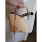 borsa da donna blu navy e rosa con ciondolo a forma di cuore – elegante borsa a tracolla e tote in similpelle per l'uso quotidiano