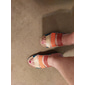 sandales compensées orthopédiques bohème chic pour femmes - bretelles multicolores vibrantes, soutien de la voûte plantaire confortable, chaussures d'été tendance