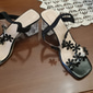 sandali da donna con tacco trasparente decorato con fiori e strass – eleganti scarpe aperte con tacco alto per matrimoni e occasioni speciali