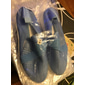 Femmes Basket Slip-Ons Chaussures Blanches Grande Taille Chaussures Flyknit Extérieur Quotidien Talon plat Bout Rond Sportif Occasionnel Minimalisme Course Tissage Volant Mocassin Bleu Ciel Noir