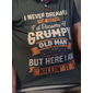 Camicia henley grafica divertente da uomo Grumpy Old Man - Tee lifestyle a maniche corte