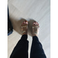 sandali con zeppa da donna con decorazioni in strass – comodi cinturini elastici e dettagli con motivi floreali per un abbigliamento casual estivo