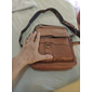 geantă messenger pentru bărbați din imitație din piele – geantă de umăr în stil vintage cu buzunare multiple pentru muncă, călătorie sau utilizare ocazională