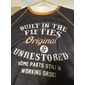 Herren Lustiges Grafik T-Shirt In den Fünfzigern gebaut Original  unrestauriert Alterungshumor Kurzarm Tee