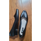 Schwarze Pumps mit niedrigem Absatz für Damen – klassische Slipper mit runder Spitze für Büro, Arbeit und formelle Anlässe